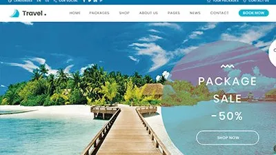 Página web de turismo