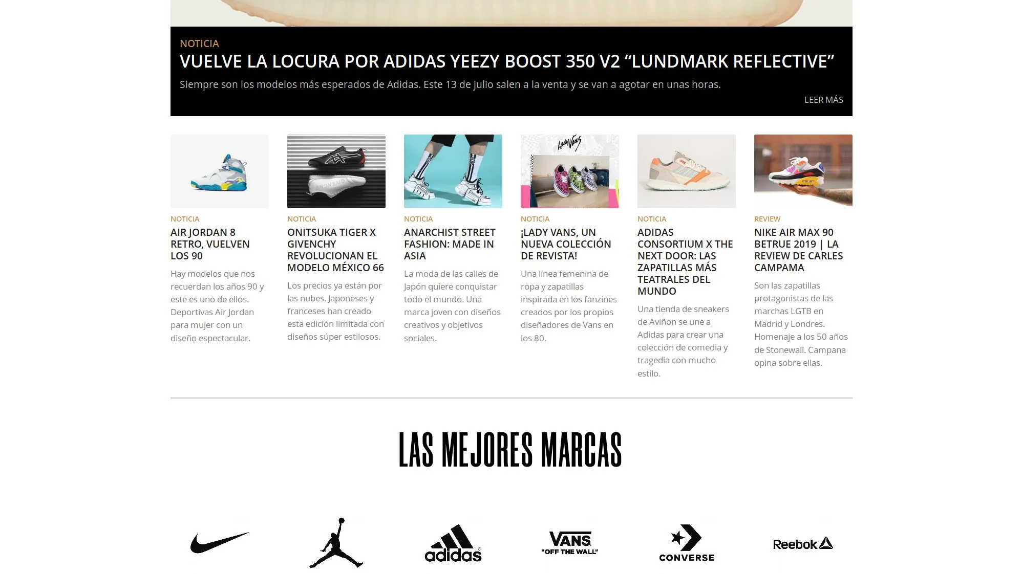 Imagen de su página web